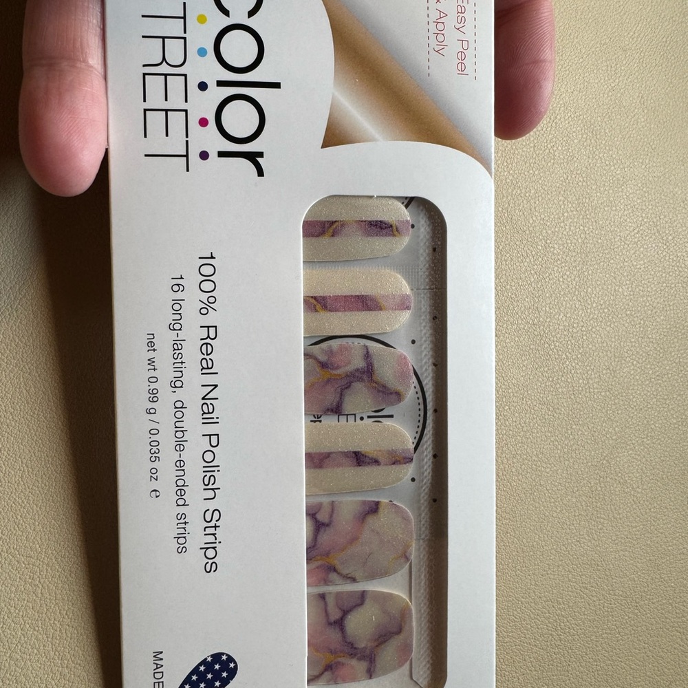 RETIRED Color Street Nail Polish Strips - Chateau Marble